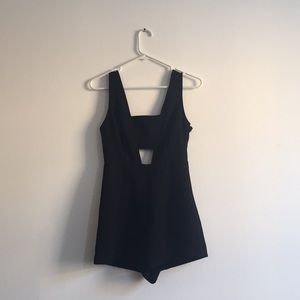 Black Cutout Romper